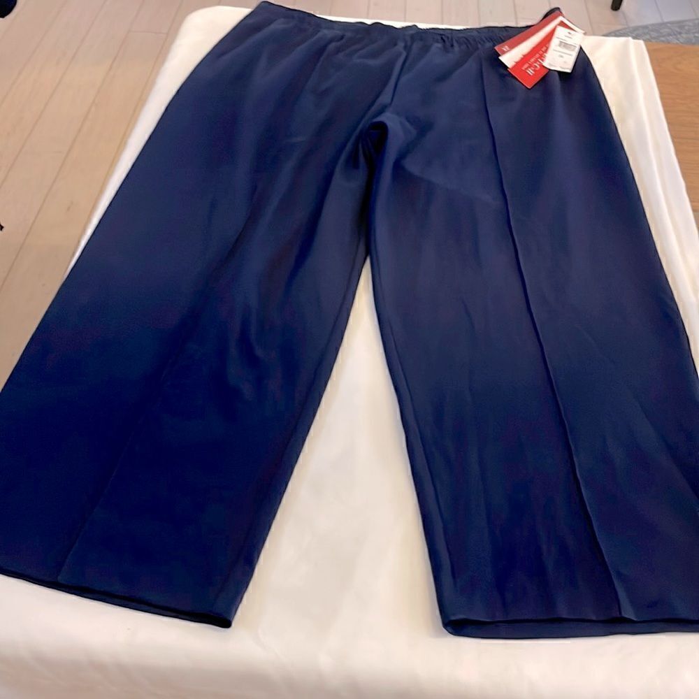 C. D. DANIELS PULL ON BLUE SHORT PANTS.  NEW WITH TAGS
